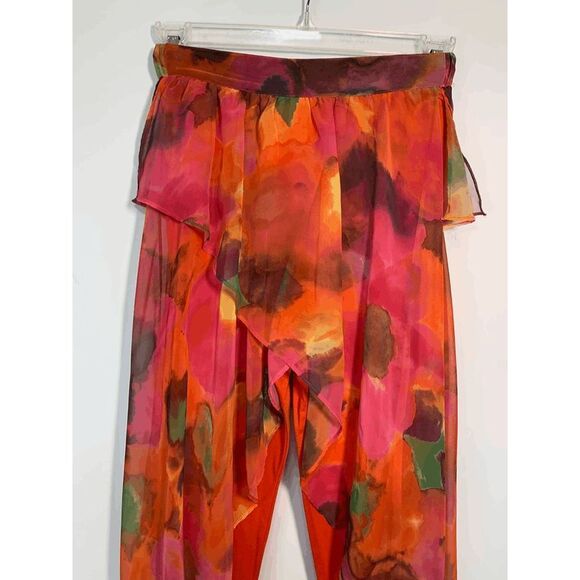 Cache Multicolor Scarf Draped Leggings Size Small - Picture 6 of 8